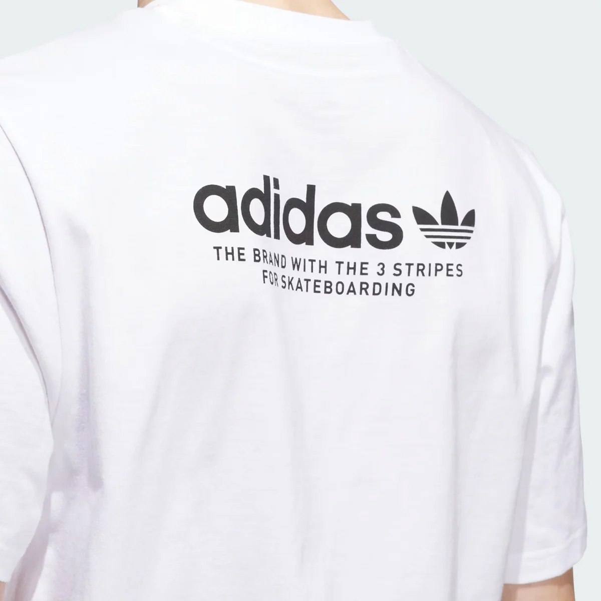 adidas 4.0 Logo T-Shirt (Gender Neutral) Wonder White/Black - Image 2