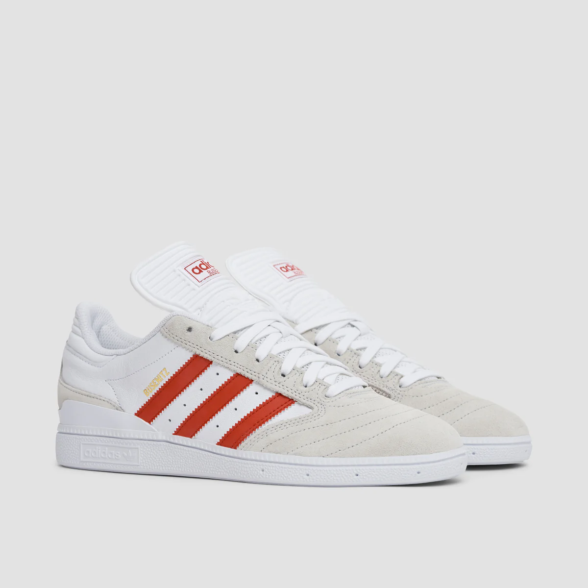 adidas Busenitz Shoes - Footwear White/Bet Scarlet/Gold Metallic - Image 2