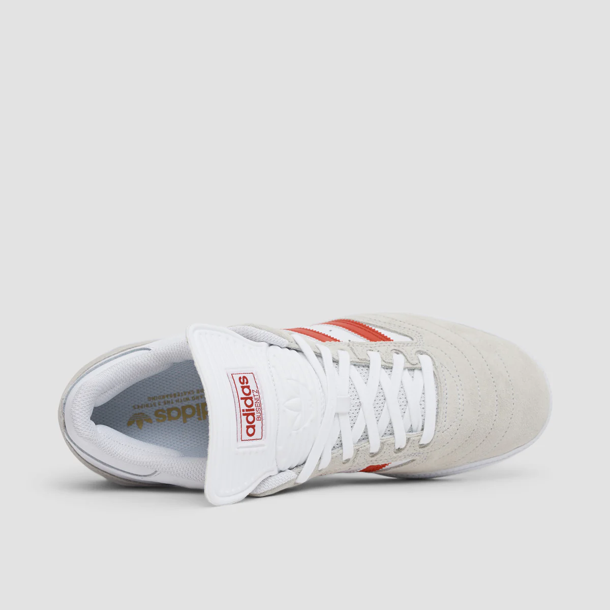 adidas Busenitz Shoes - Footwear White/Bet Scarlet/Gold Metallic - Image 4