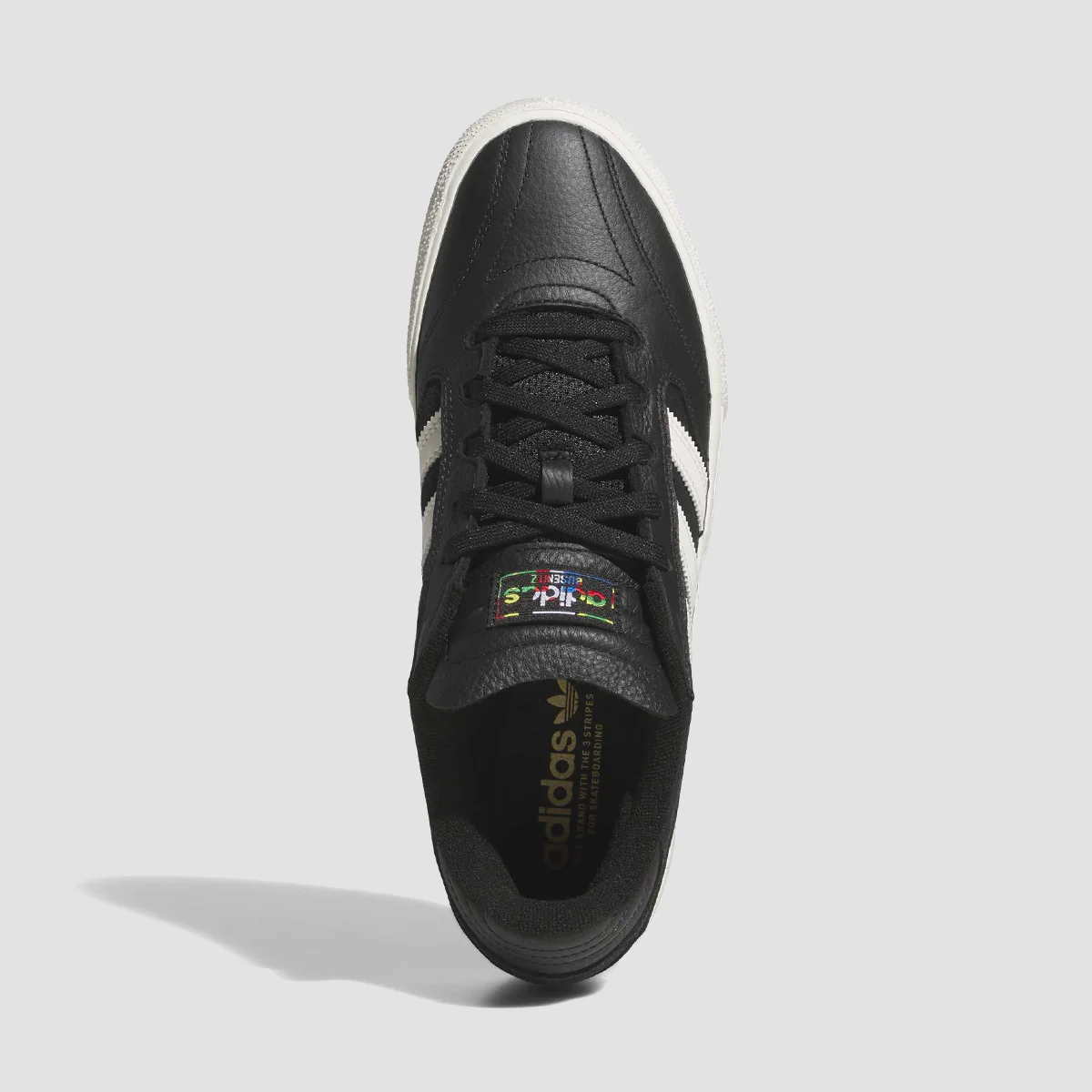 adidas Busenitz Vulc II Shoes - Core Black/Chalk White/Gold Met. - Image 2