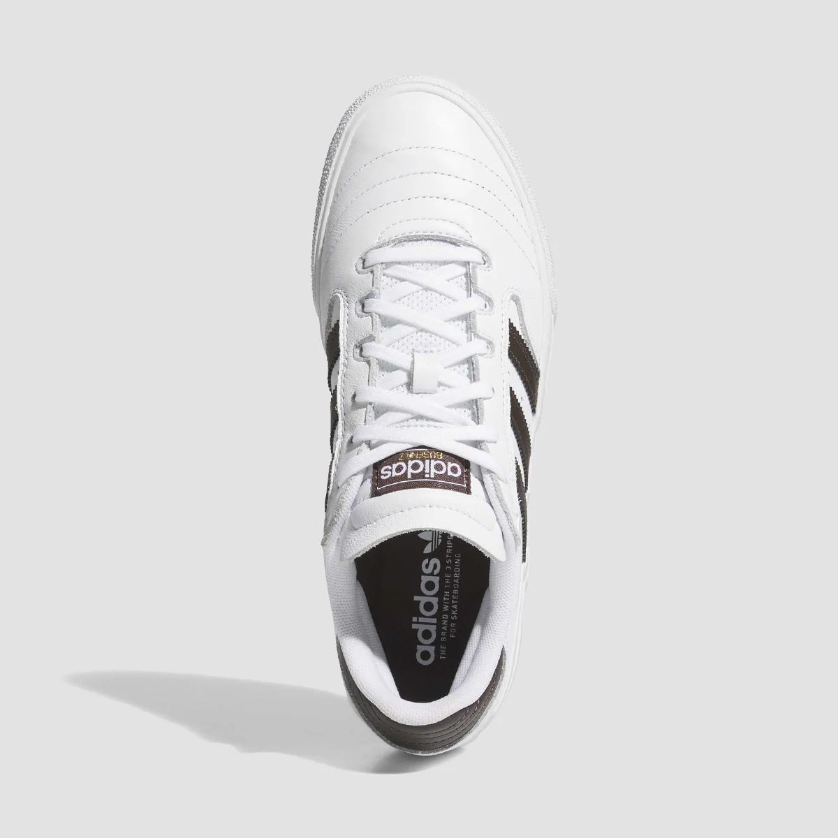 adidas Busenitz Vulc II Shoes - Ftwr White/Aurora Coffee/Gold Met. - Image 2