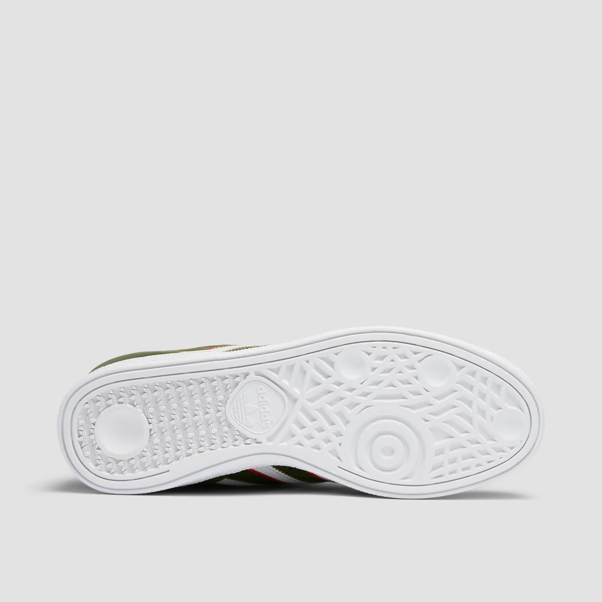 adidas Busenitz X Dan Mancina Shoes - Olive Strata/Red/Ftwr White - Image 5