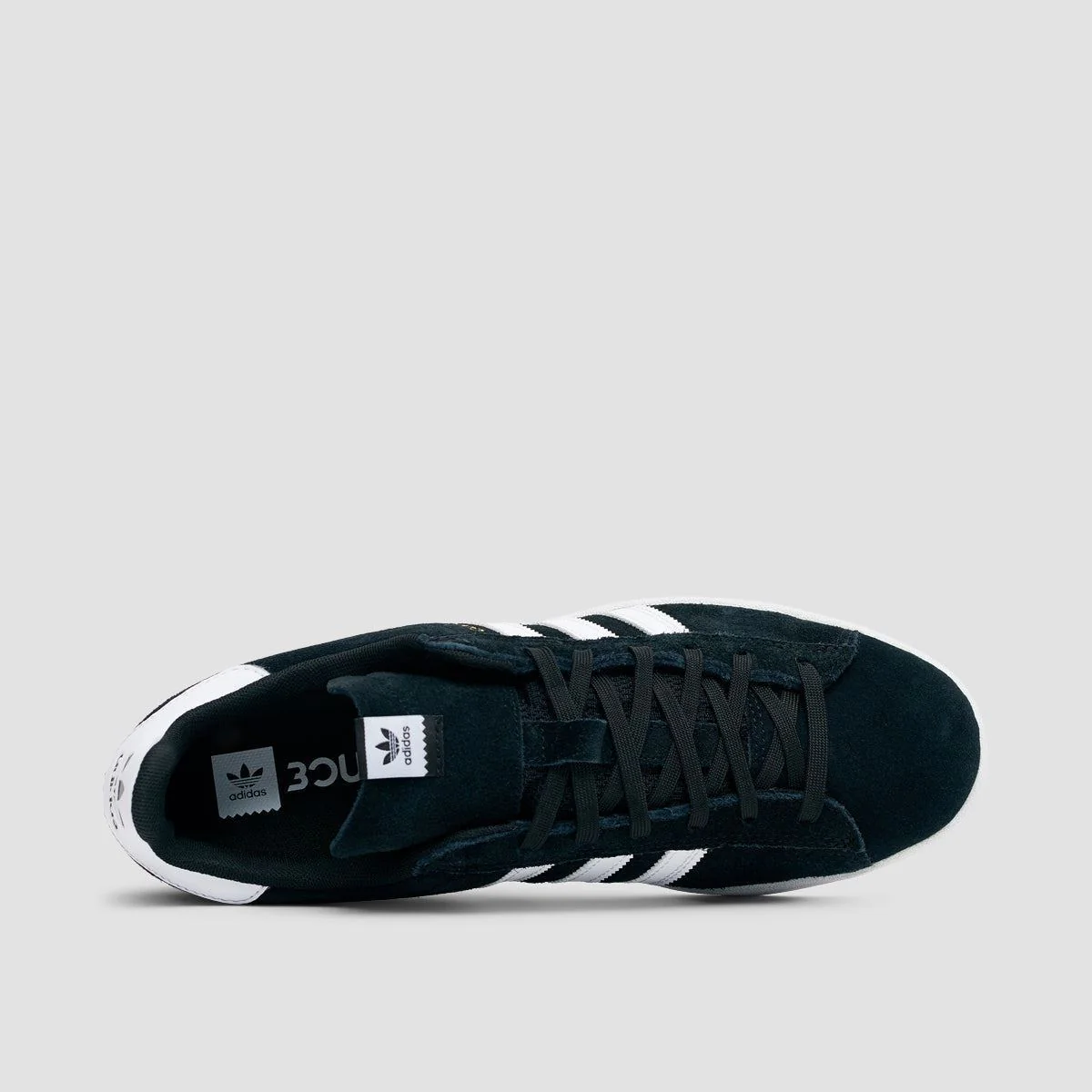 adidas Campus Adv Shoes - Core Black/Footwear White/Footwear White - Image 4