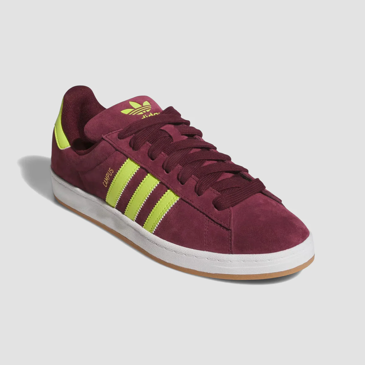 adidas Campus ADV Shoes - Maroon/Semi Solar Yellow/Ftwr White - Image 4