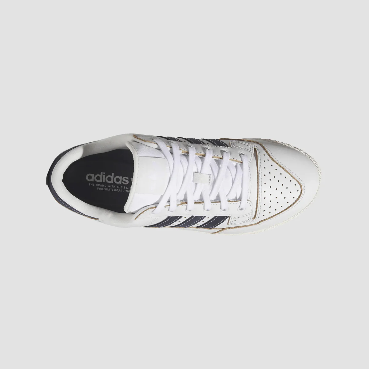 adidas Centennial 85 Low ADV Shoes - Crystal White/Shadow Navy/Off White - Image 4