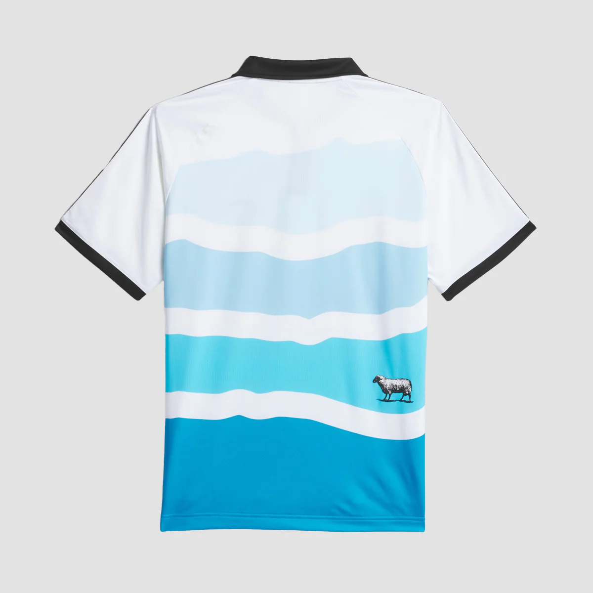 adidas CLTFC x Black Sheep Always Jersey T-Shirt White/Sharp Blue/Black - Image 2
