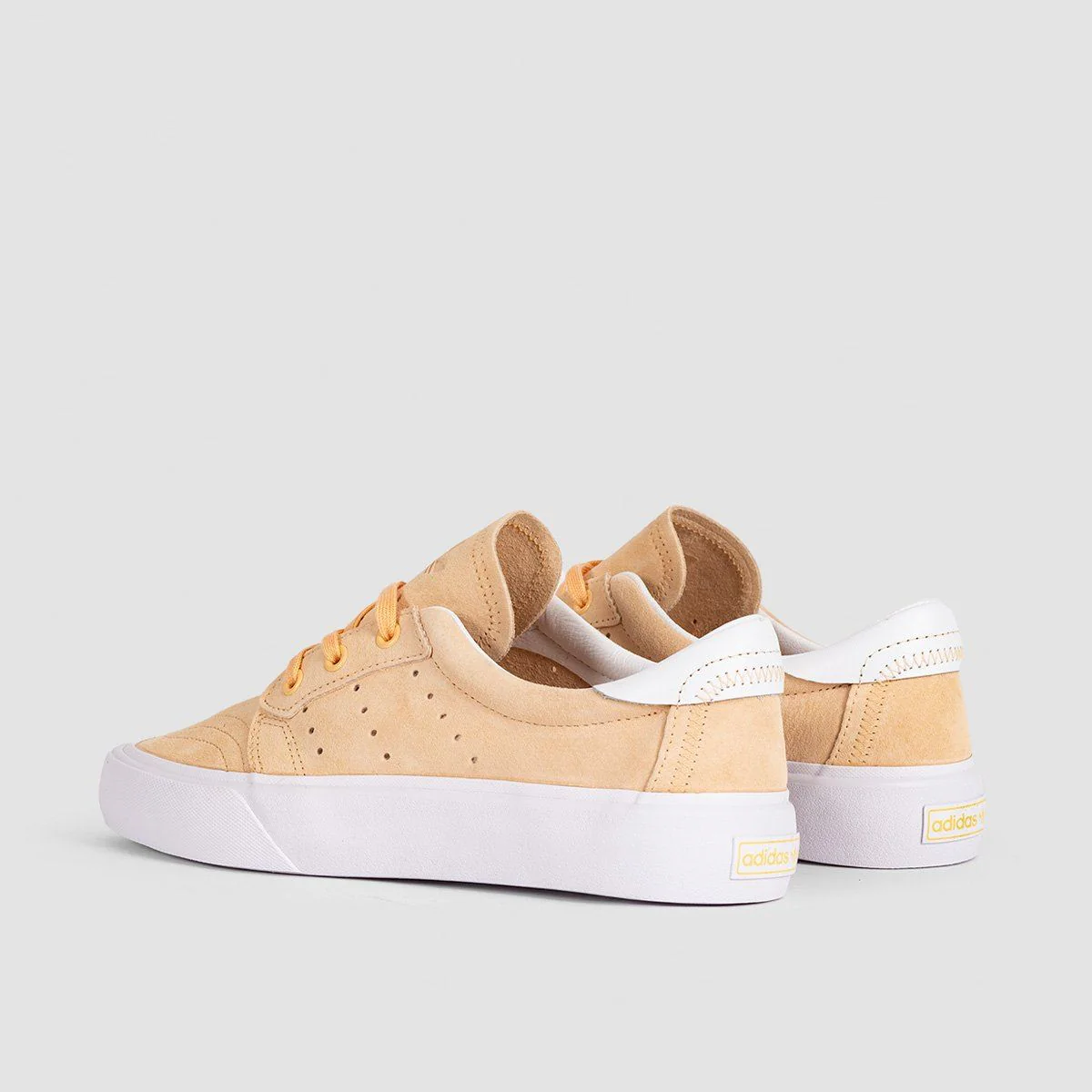 adidas Coronado Shoes - Glow Orange/Glow Orange/Footwear White - Image 3