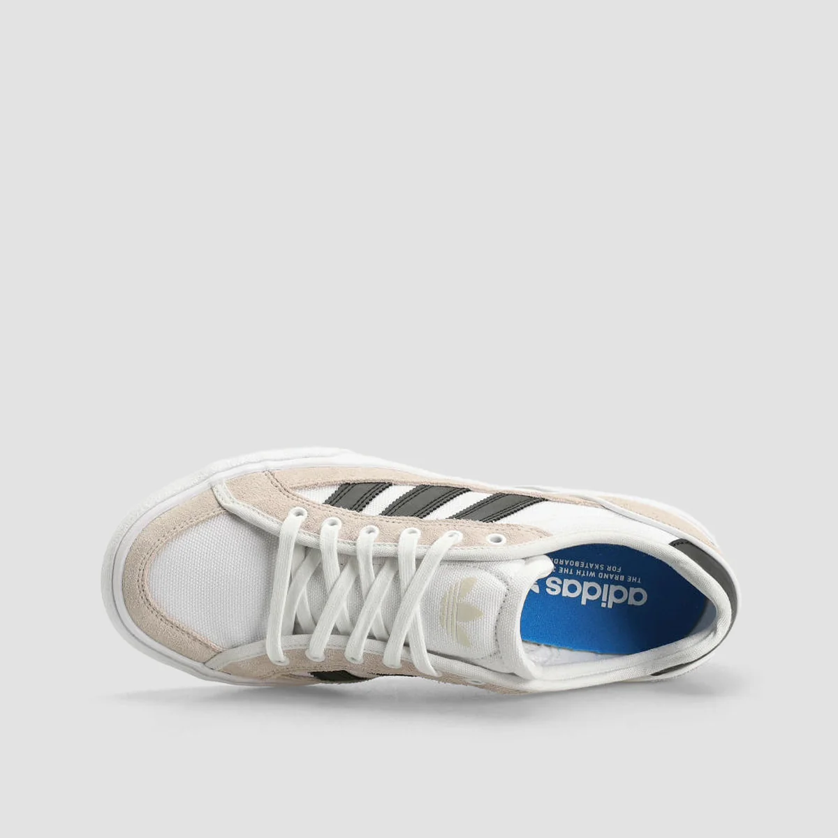 adidas Court TNS Premiere Shoes - Crystal White/Core Black/Ftwr White - Image 2