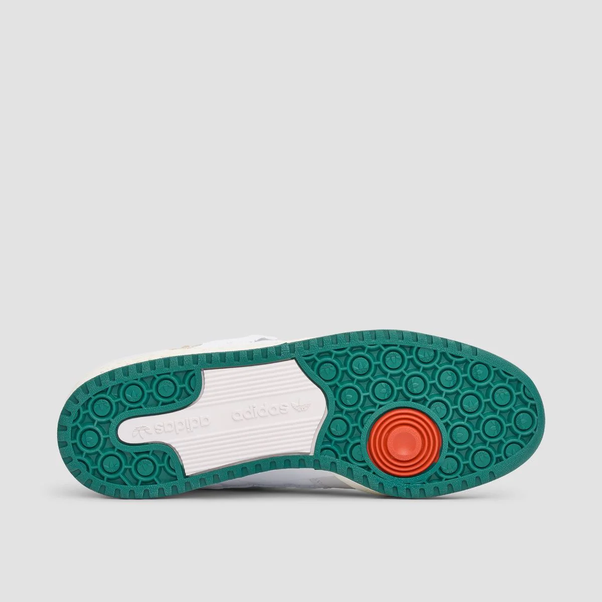 adidas Forum 84 Low ADV Shoes - Footwear White/Bluebird/Collegiate Green - Image 5