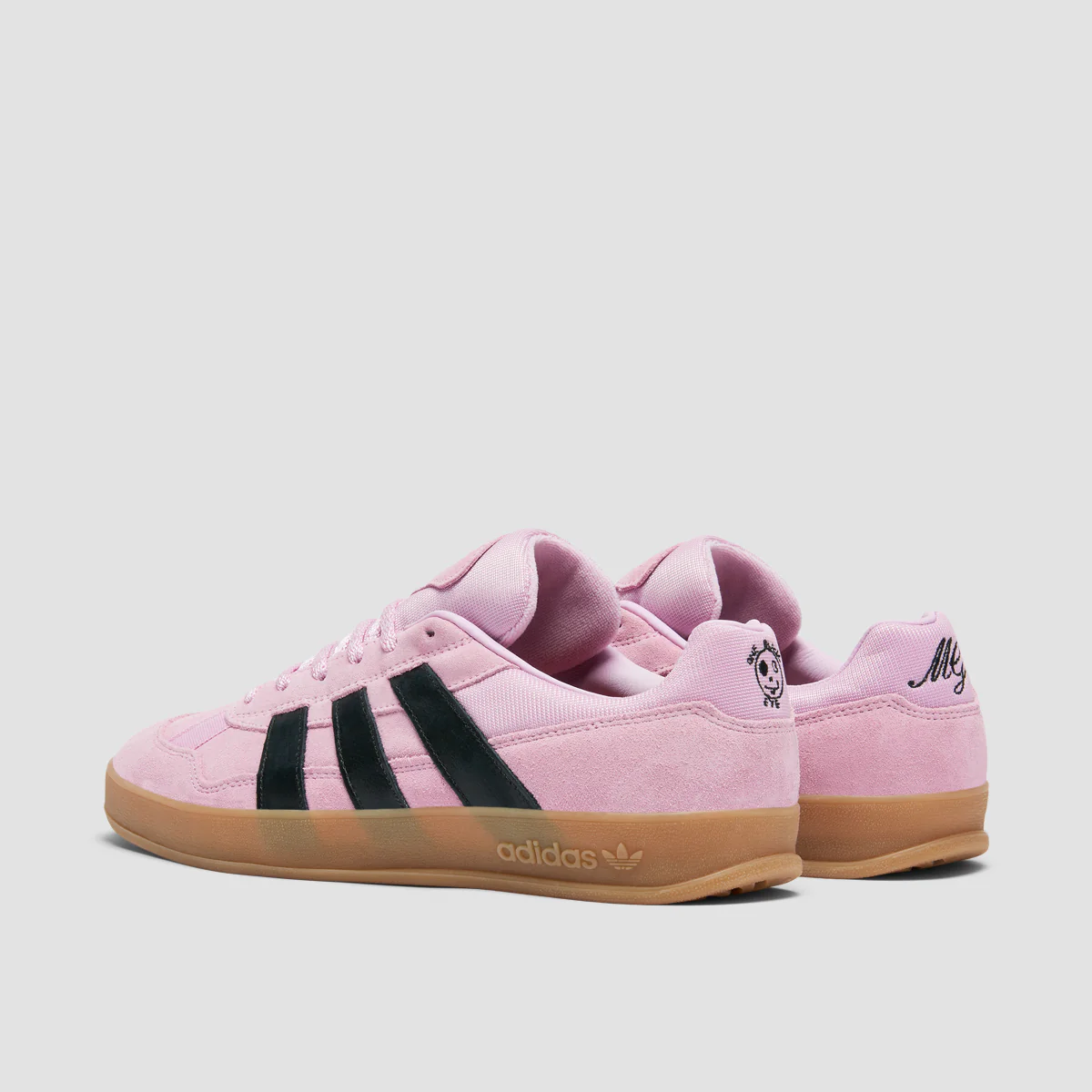 adidas Gonz Aloha Shoes - Light Orchid/Core Black/Gum4 - Image 3