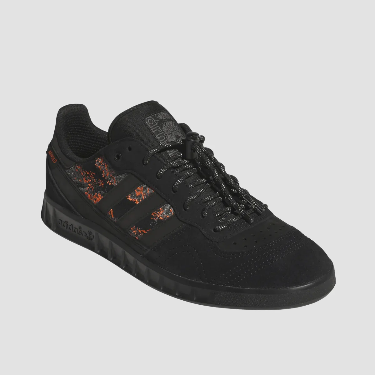 adidas Handball Top X Mike Arnold Shoes - Core Black/Core Black/Semi Impact Orange - Image 4