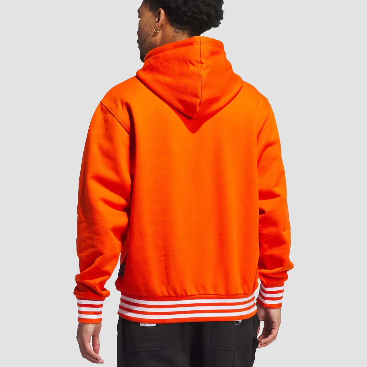 adidas Heavyweight Shmoofoil Pullover Hoodie Collegiate Orange - Image 2