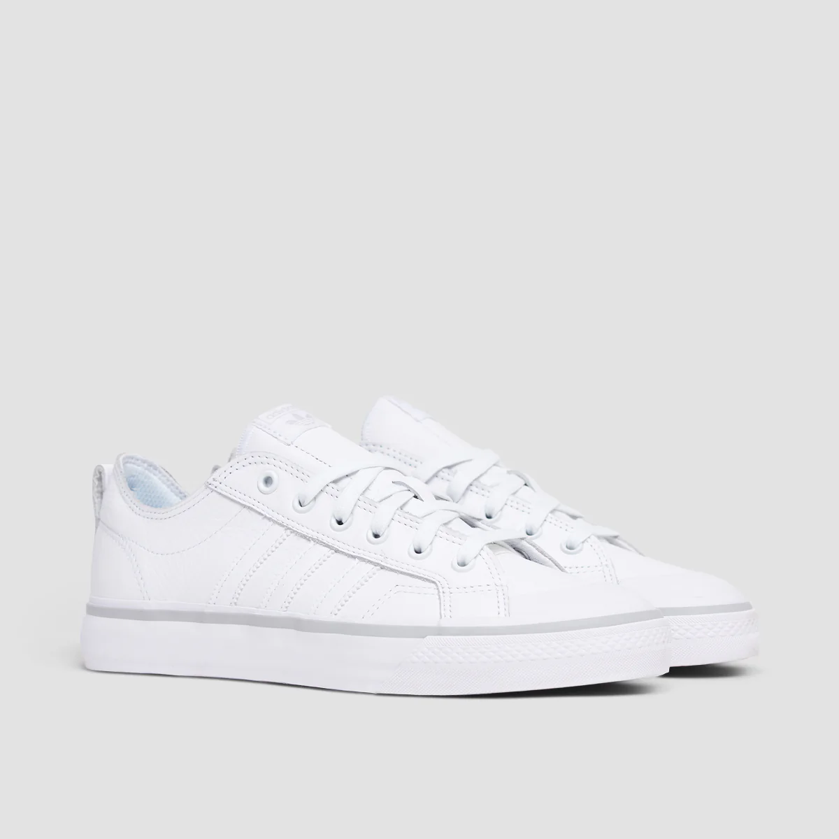 adidas Nizza Low ADV Shoes - Footwear White/Footwear White/Grey Two - Image 2