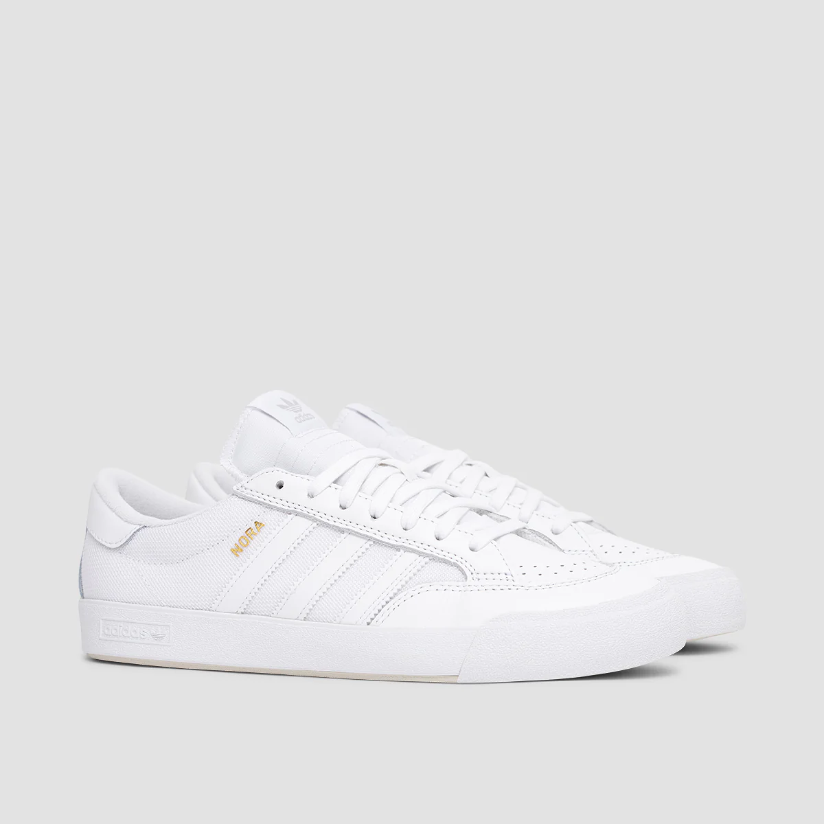adidas Nora Shoes - Footwear White/Footwear White/Gold Metallic - Image 2