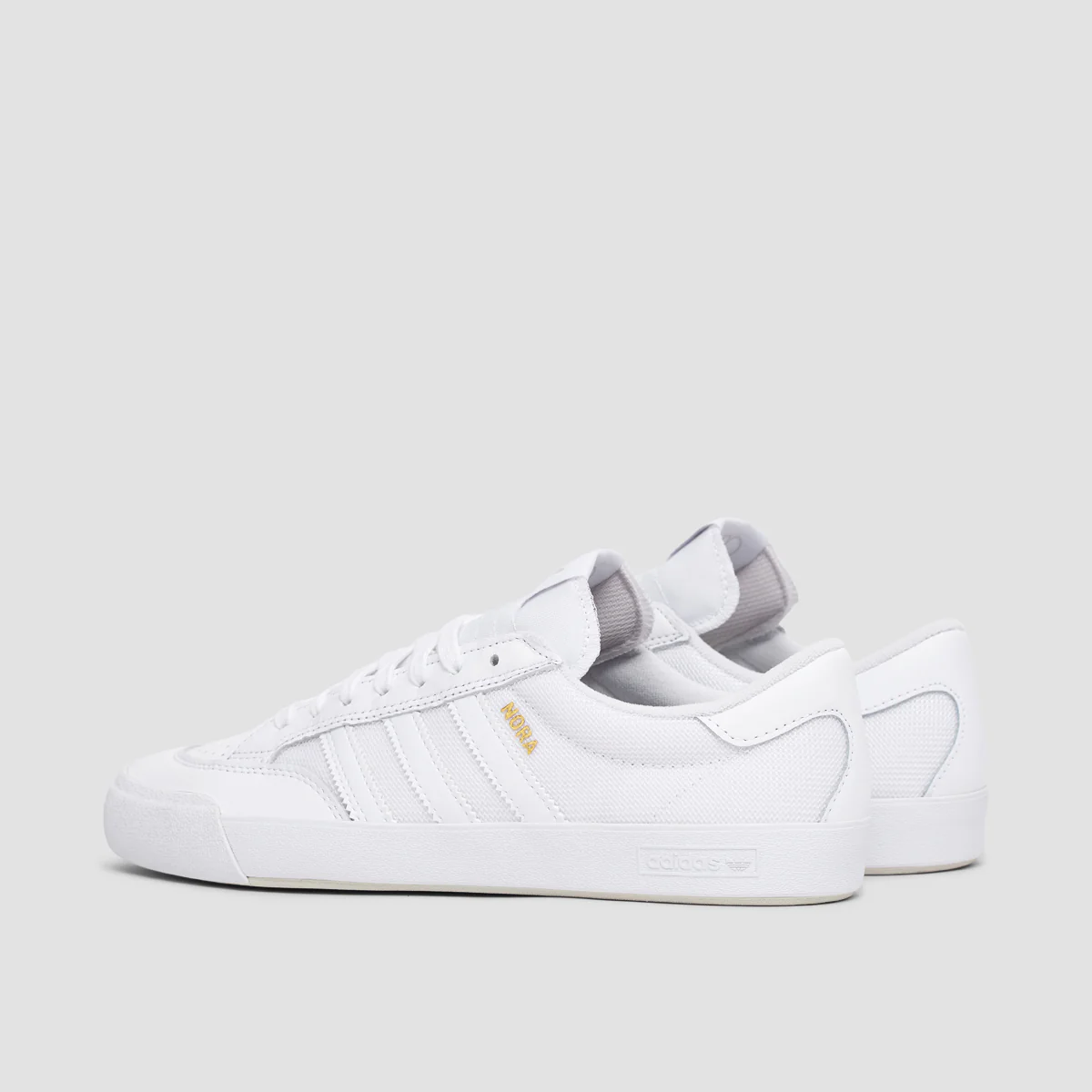 adidas Nora Shoes - Footwear White/Footwear White/Gold Metallic - Image 3