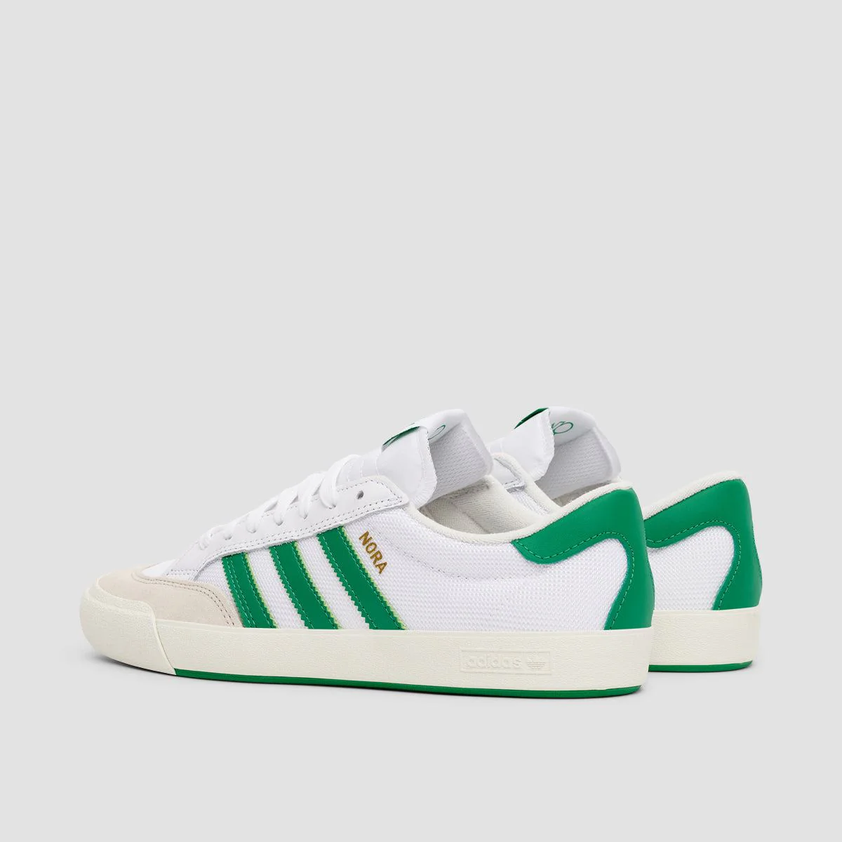 adidas Nora Shoes - Footwear White/Green/Footwear White - Image 3