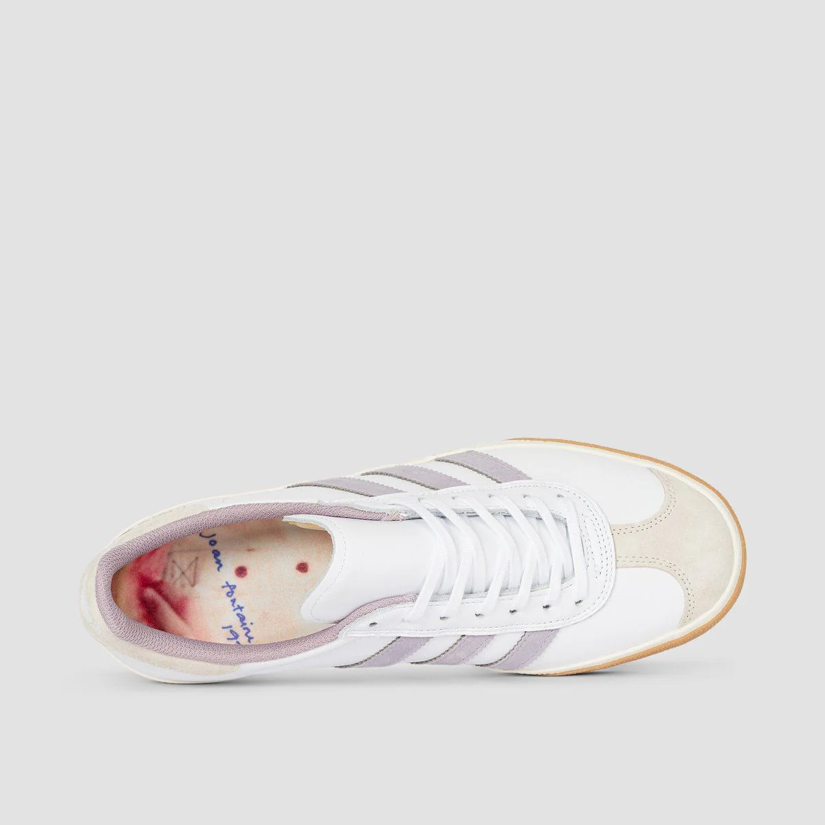 adidas Nora Gazelle ADV Shoes - Footwear White/Soft Vision/Gum4 - Image 4