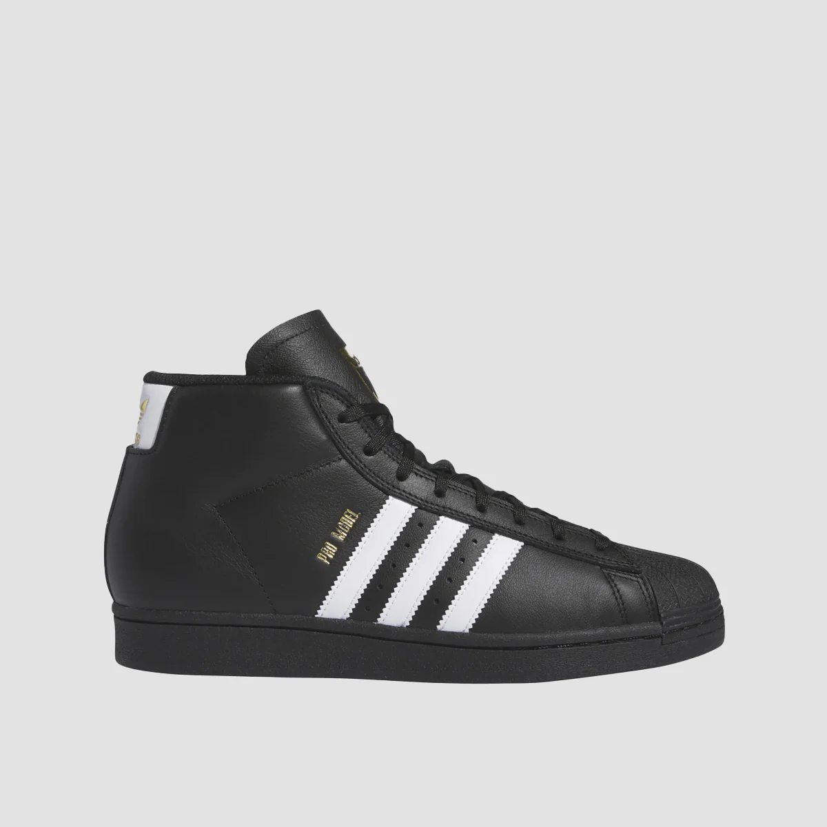 adidas Pro Model ADV Mid Top Shoes - Core Black/Ftwr White/Gold Met.