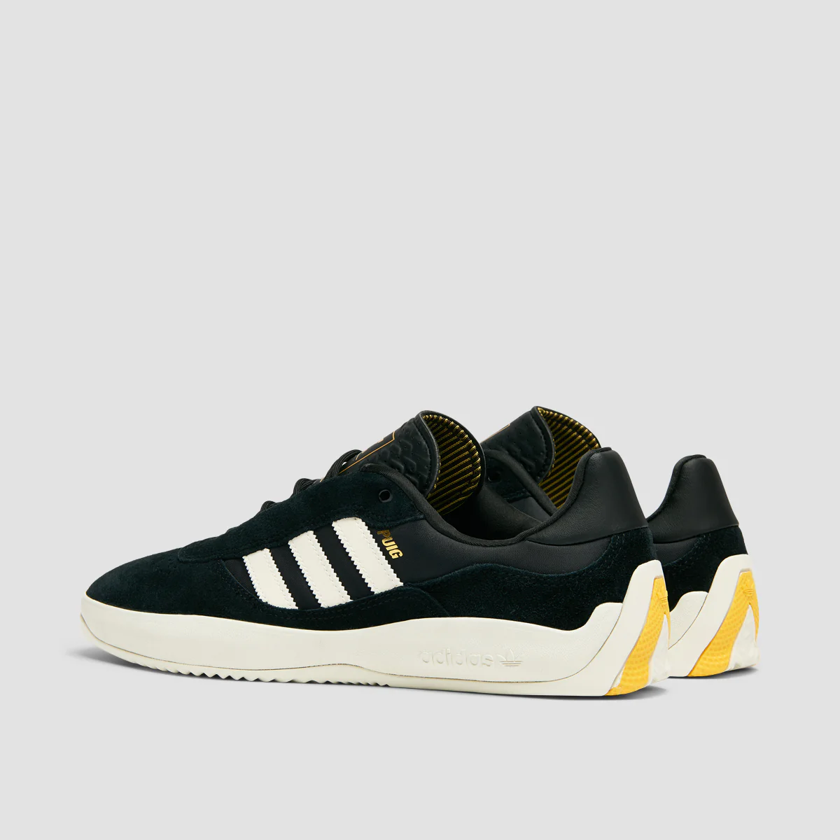 adidas Puig Shoes - Core Black/Ivory/Bold Gold - Image 3