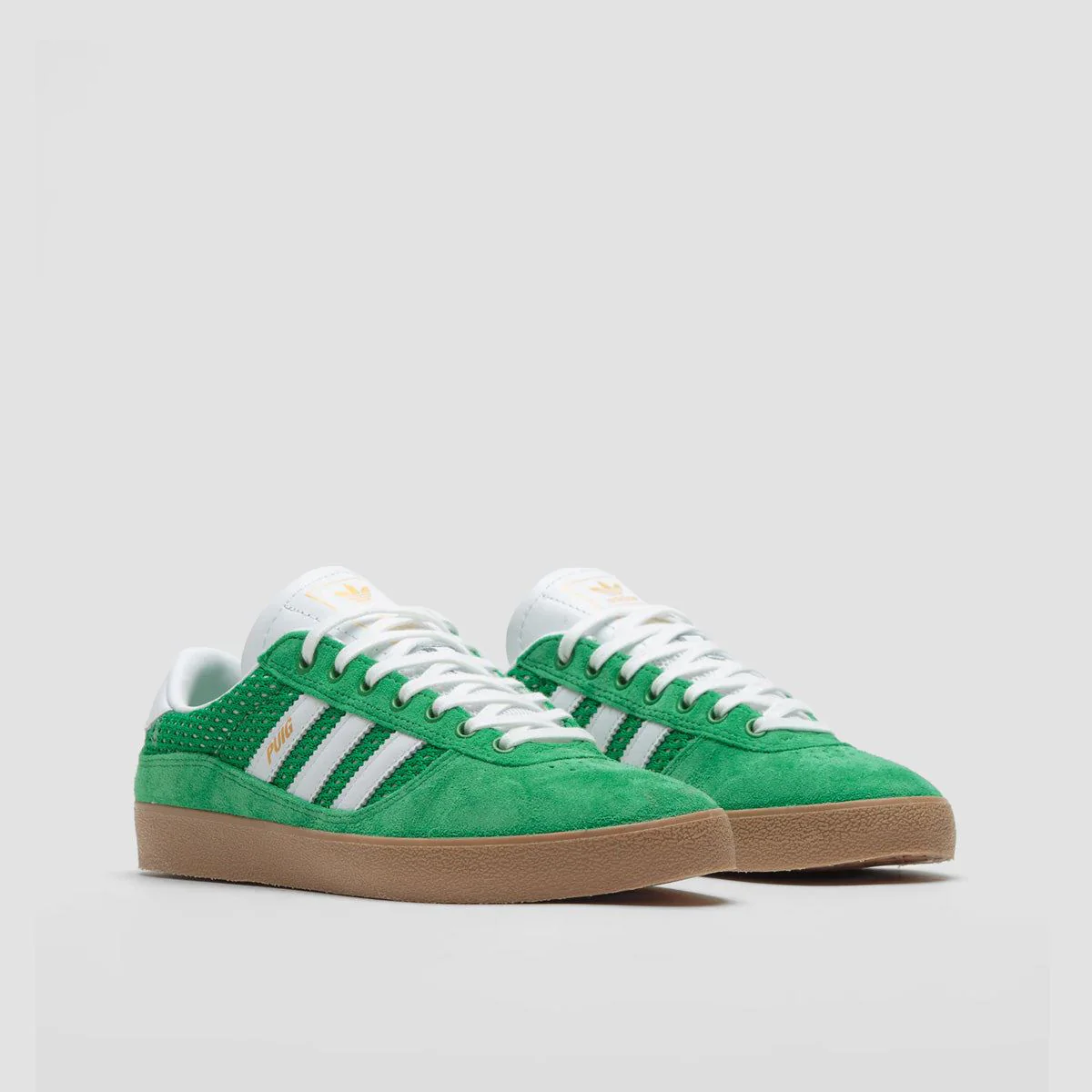 adidas Puig Indoor Shoes - Green/Ftwr White/Gum4 - Image 2