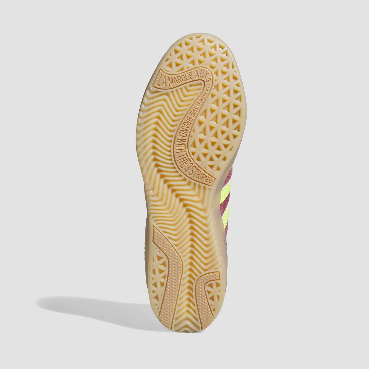 adidas Puig Samba Shoes - Maroon/Semi Solar Yellow/Shadow Red - Image 3