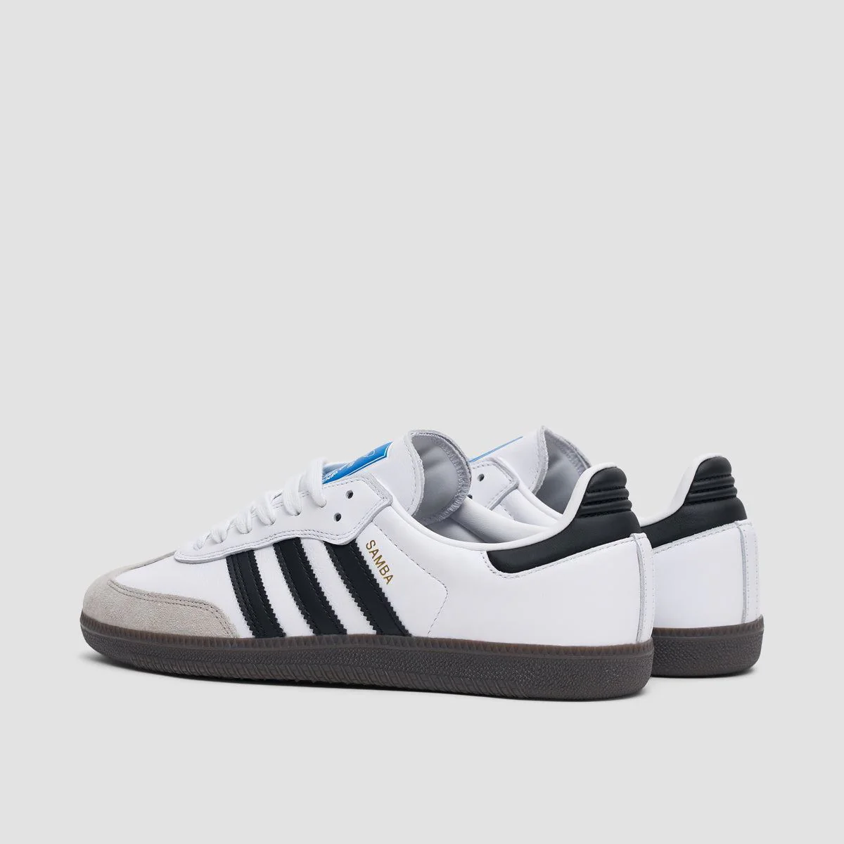 adidas Samba Adv Shoes - Footwear White/Core Black/Gum5 - Image 3
