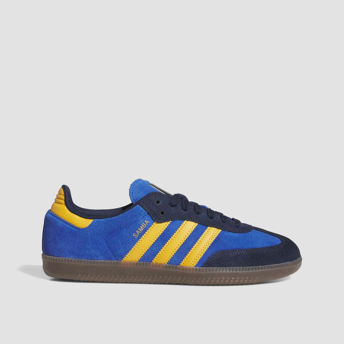 adidas Samba Adv Shoes - Collegiate Navy/Preloved Yellow/Team Royal Blue - Image 2