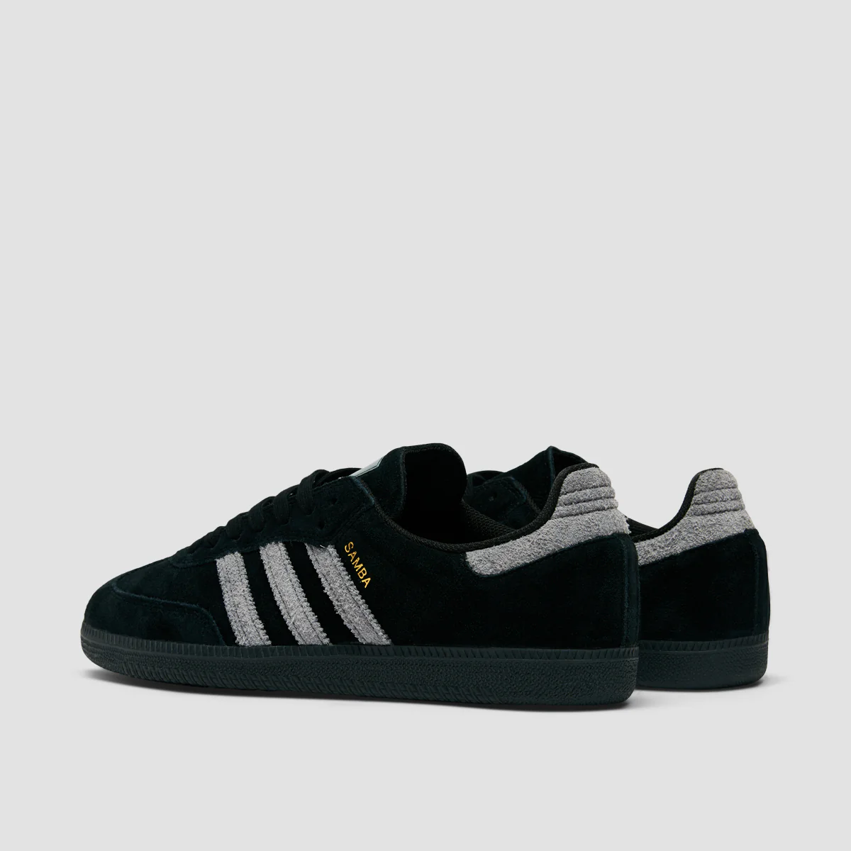 adidas Samba ADV Shoes - Core Black/Grey Four/Gold Met - Image 3