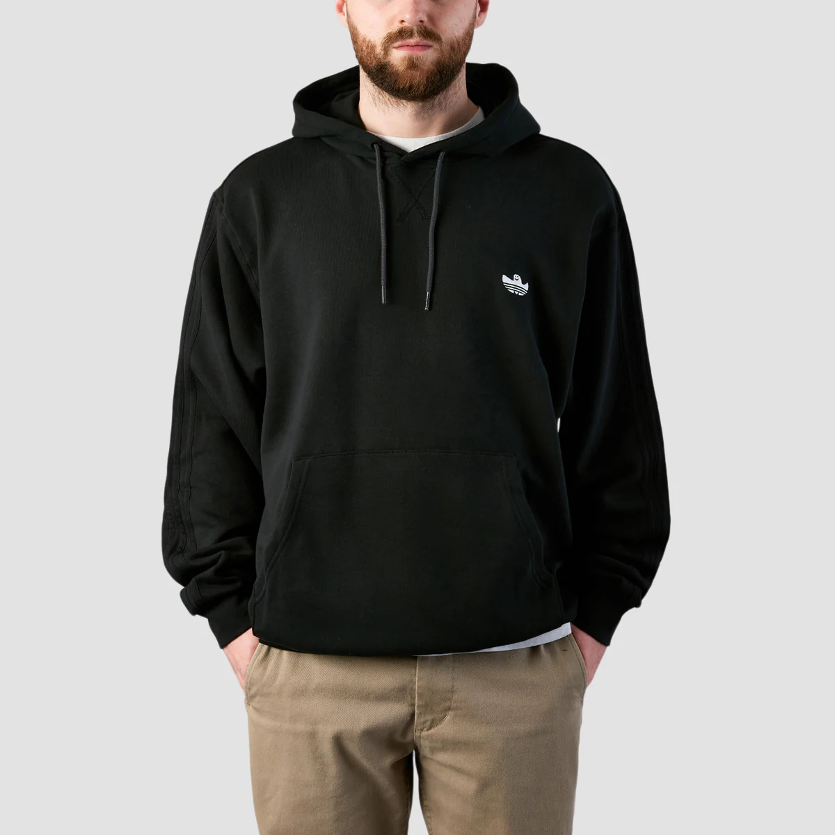 adidas Shmoofoil Featherweight Pullover Hoodie Black/White