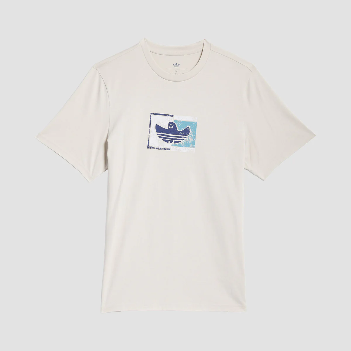 adidas Shmoohouse T-Shirt (Gender Neutral) Alumina/Dark Blue - Image 3
