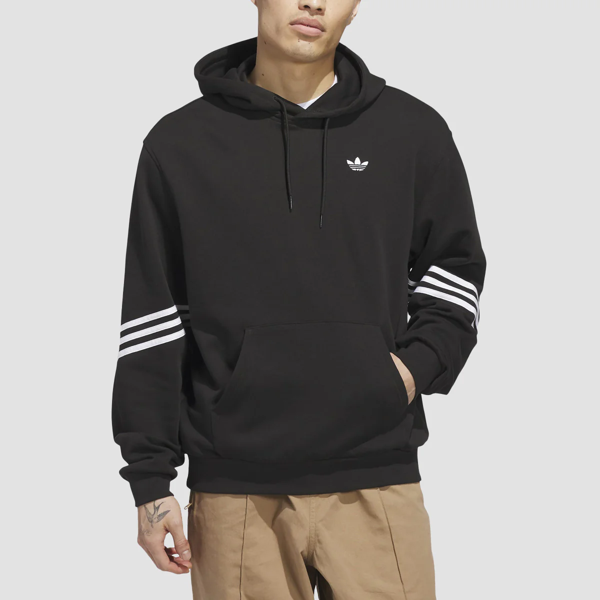adidas Skateboarding Classics Pullover Hoodie (Gender Neutral) Black/White