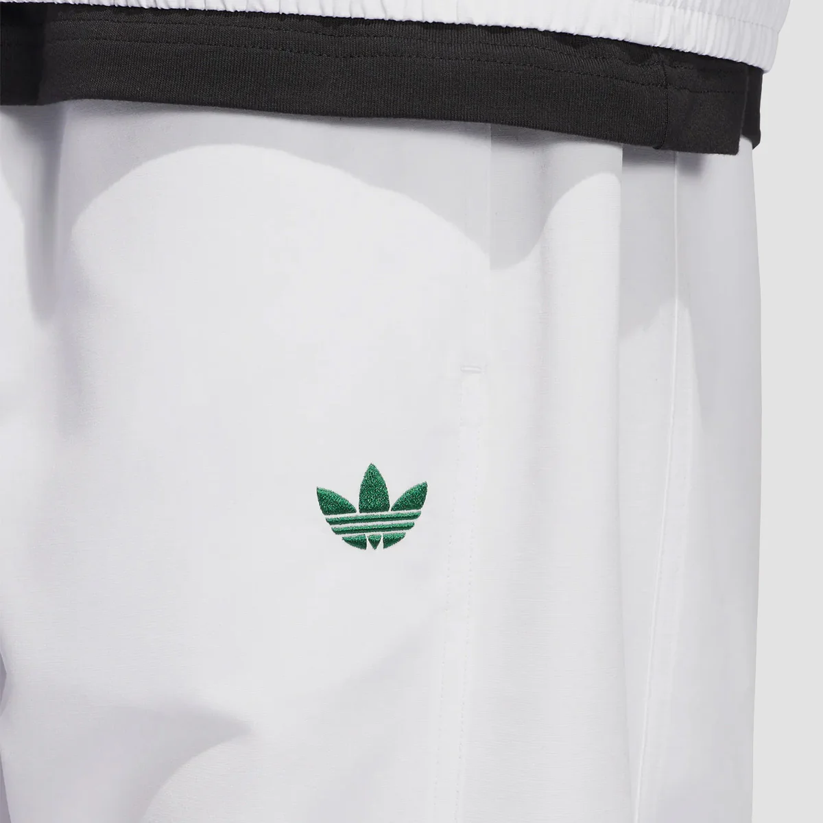 adidas Skateboarding Gatsele Track Pants (Gender Neutral) Crystal White/Dark Green - Image 3