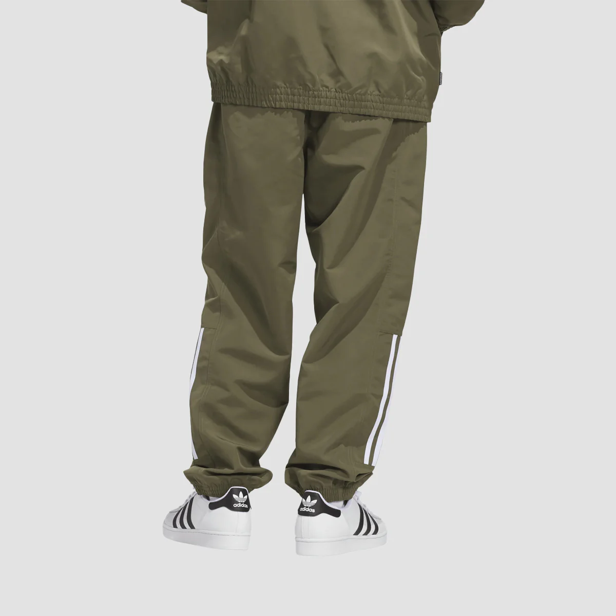 adidas Skateboarding Gatsele Track Pants (Gender Neutral) Olive Strata/White - Image 2