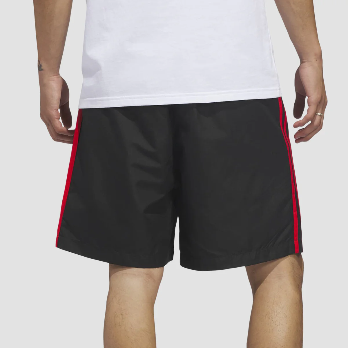 adidas Skateboarding Water Shorts Black/White/Red - Image 2