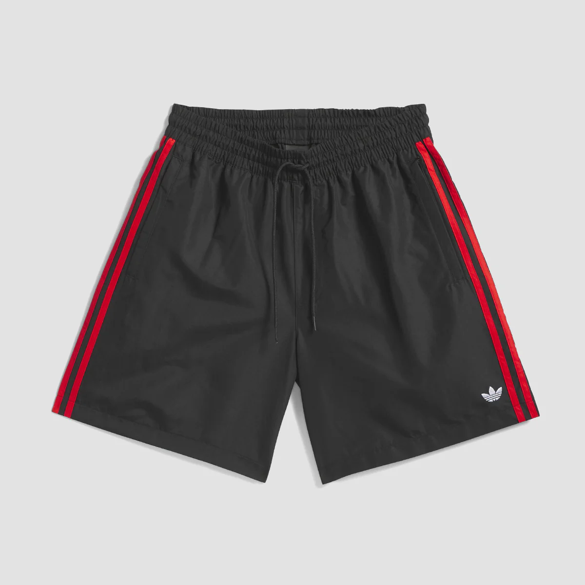 adidas Skateboarding Water Shorts Black/White/Red - Image 3