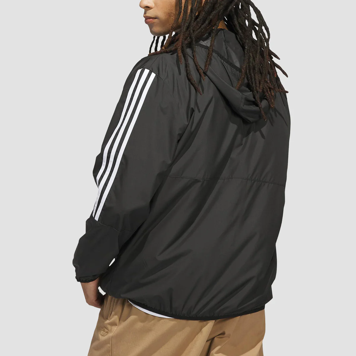 adidas Skateboarding Windbreaker Jacket (Gender Neutral) Black/White - Image 2