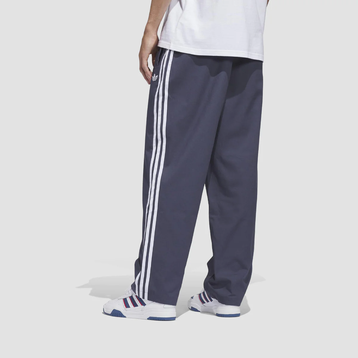 adidas Skateboarding Woven SST Track Pants Shadow Navy/White - Image 3