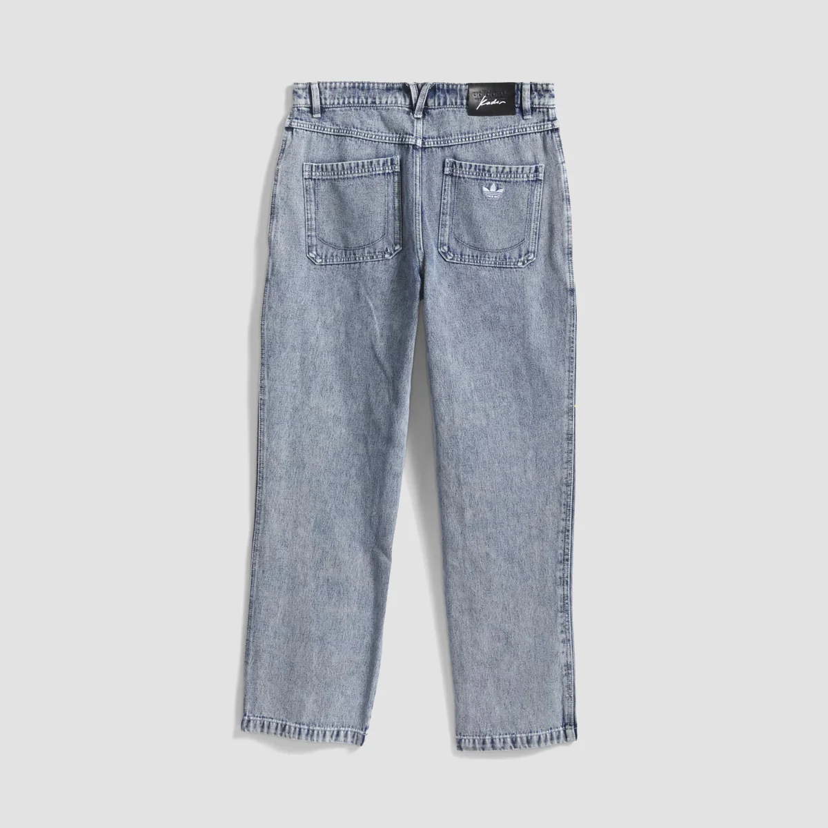 adidas Skateboarding X Kader Acid Washed Pants LGH Solid Grey - Image 4