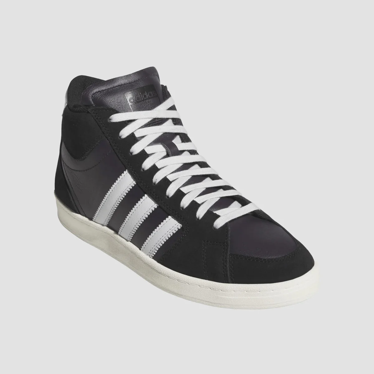 adidas Superskate High Top Shoes - Core Black/Crystal White/Off White - Image 2