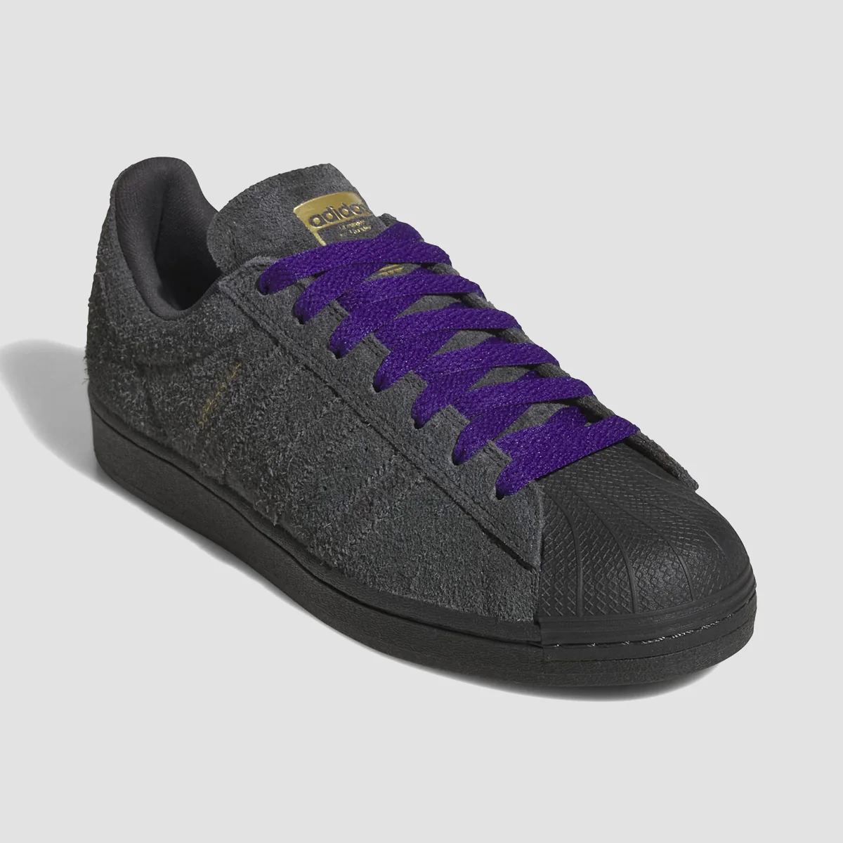adidas Superstar ADV Shoes - Carbon/Carbon/Collegiate Purple - Image 2