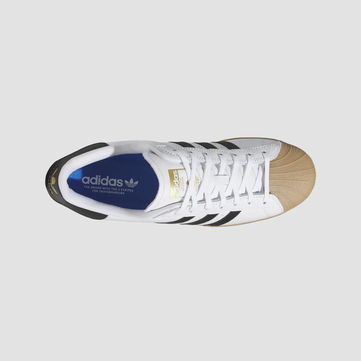 adidas Superstar ADV Shoes - Ftwr White/Core Black/Gum4 - Image 3