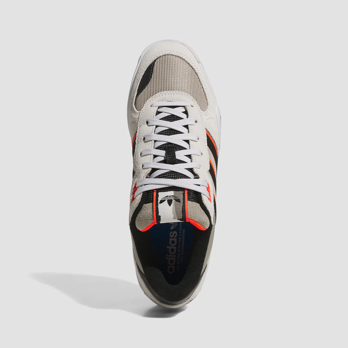 adidas Tekkira Cup Shoes - Orbit Grey/Core Black/Solar Red - Image 2
