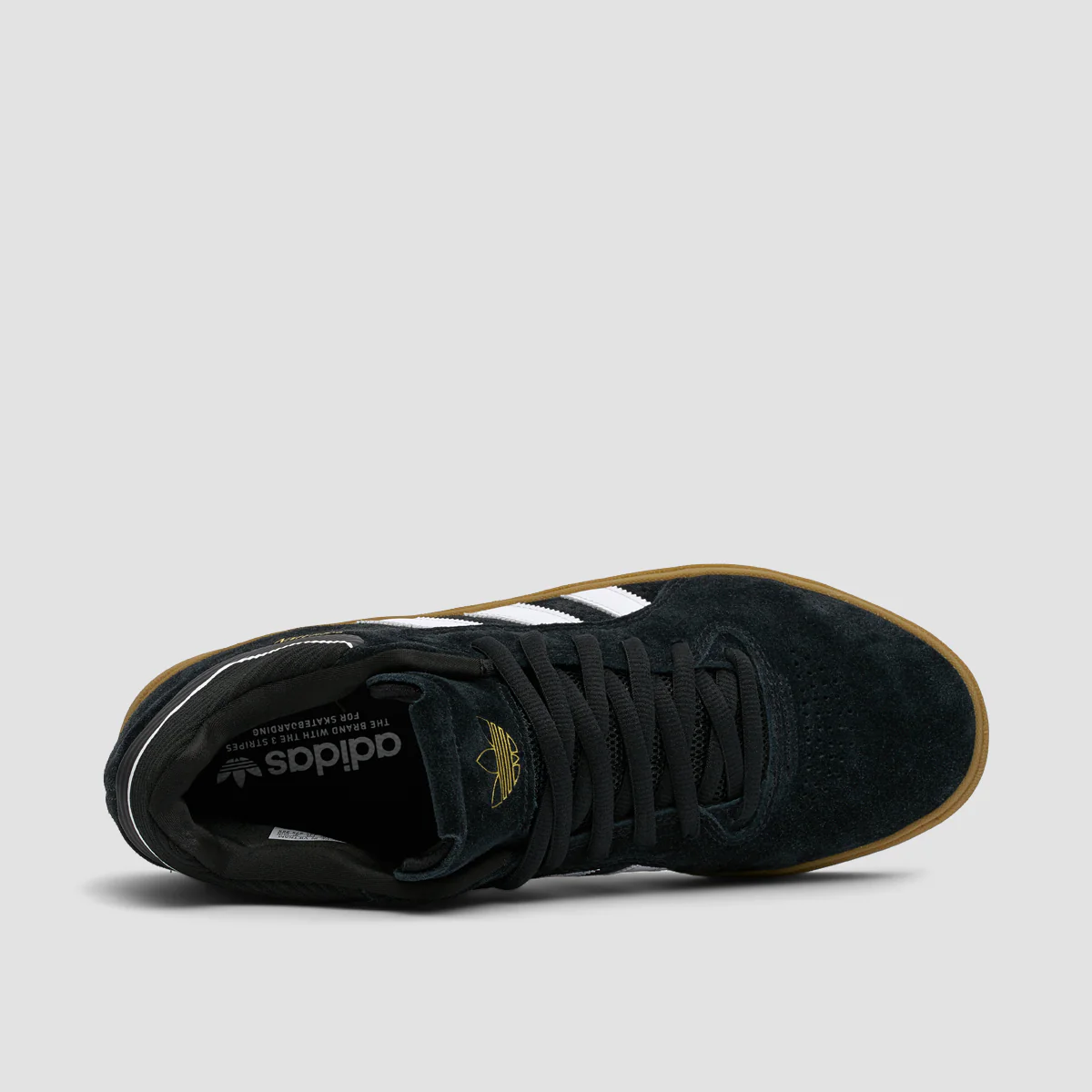 adidas Tyshawn Shoes - Core Black/Footwear White/Gold Metallic - Image 4