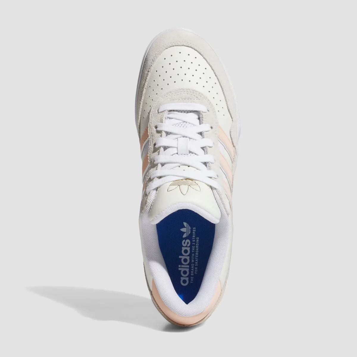 adidas Tyshawn II Shoes - Wonder White/Powder Coral/Off White - Image 2