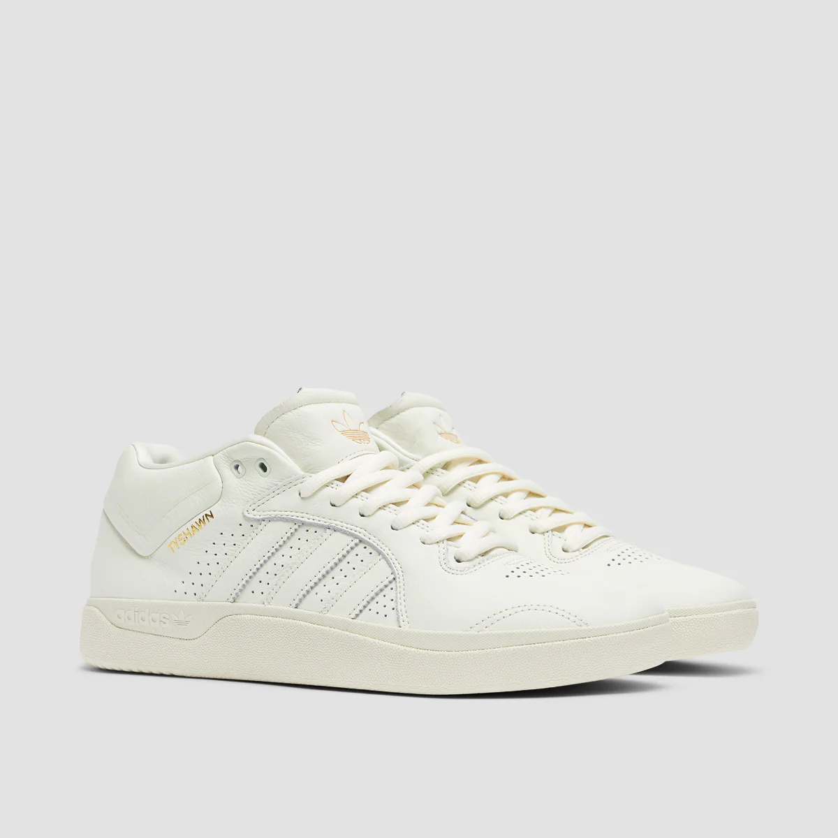 adidas Tyshawn Shoes - Ivory/Ivory/Bluebird - Image 2