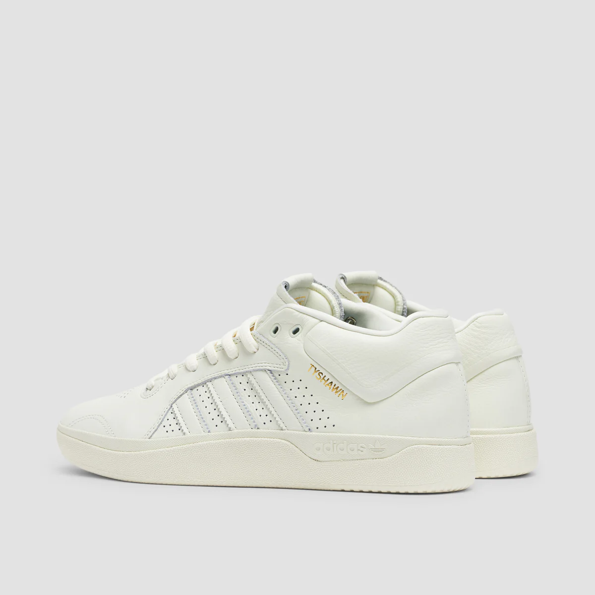 adidas Tyshawn Shoes - Ivory/Ivory/Bluebird - Image 3