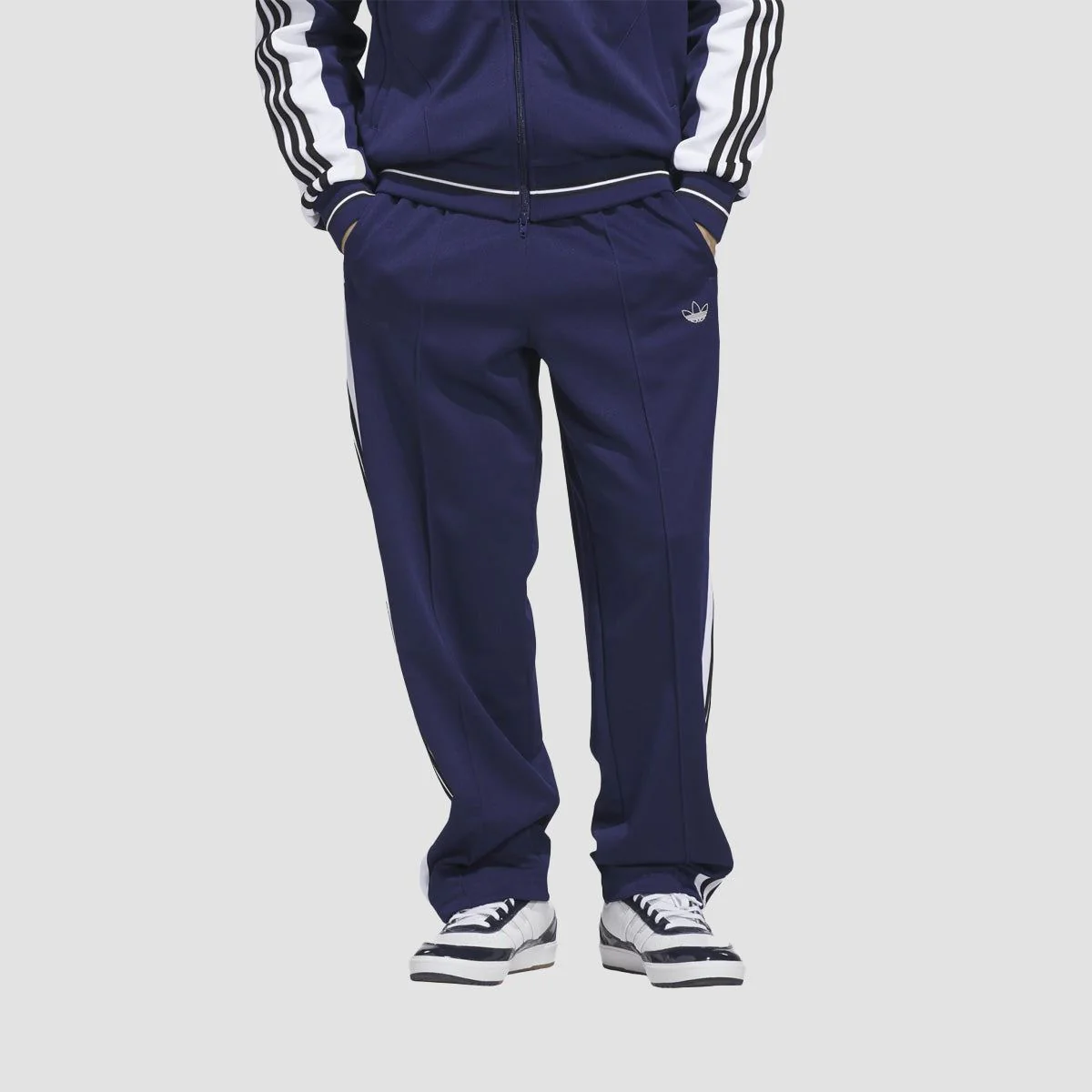 adidas Tyshawn Joggers Track Pants (Gender Neutral) Dark Blue/White/Black