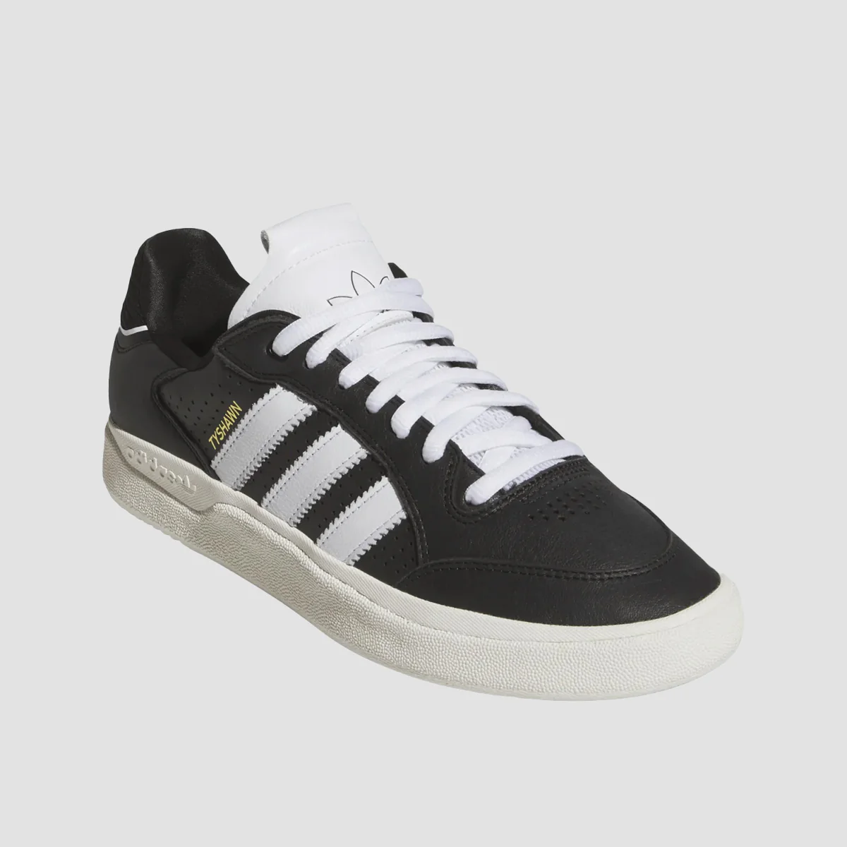 adidas Tyshawn Low Shoes - Core Black/Ftwr White/Chalk White - Image 2