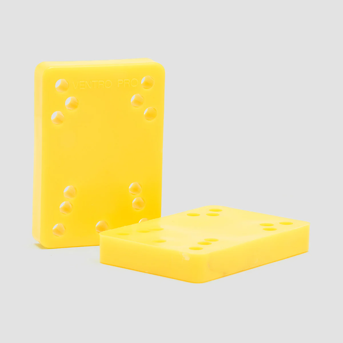 Air Waves Cheese Blocks 1/2" Heel Replacer x2 Yellow