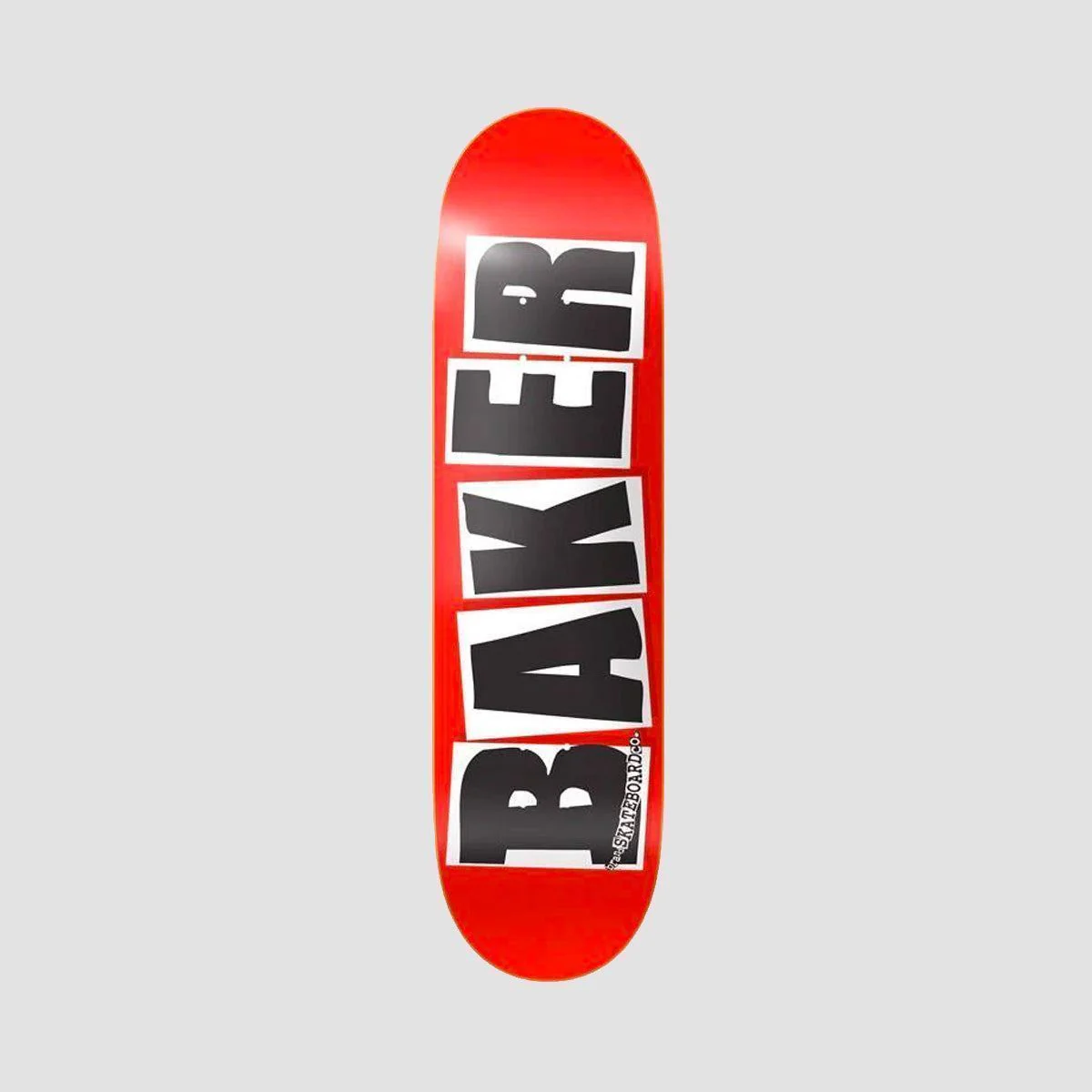 Baker Brand Logo Skateboard Deck Red/Black- 8.475"